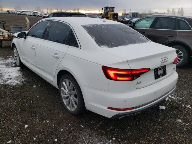 2019 AUDI A4 KOMFORT WAUANAF40KA054057