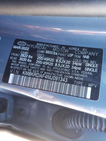 2022 HYUNDAI IONIQ 5 LI KM8KRDAF4NU091343