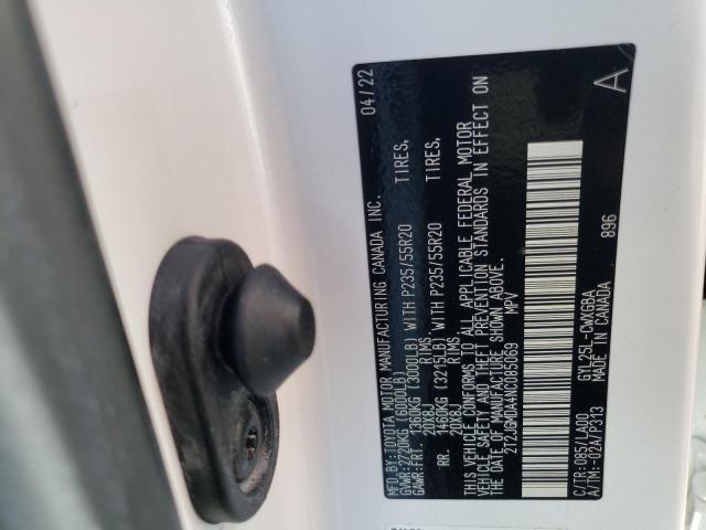 2022 LEXUS RX 450H 2T2JGMDA4NC085069