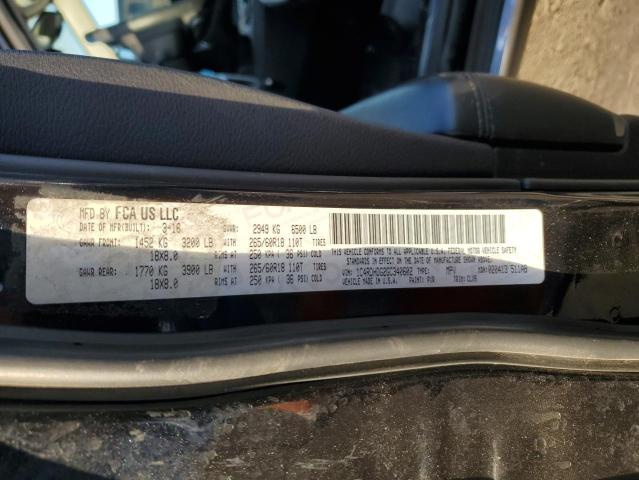 2016 DODGE DURANGO LI - 1C4RDHDG2GC340602