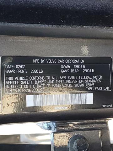 YV1SJ527972658275 Volvo V70