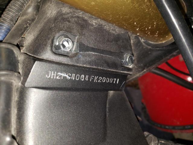 2015 HONDA CBR600 RR- JH2PC40G4FK200071