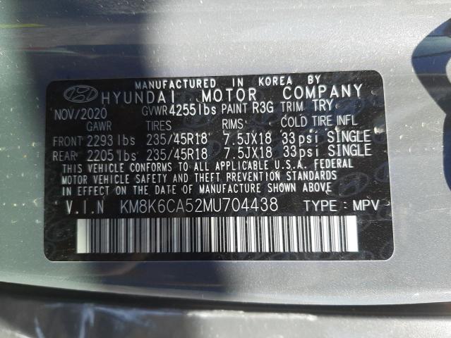 2021 HYUNDAI KONA NIGHT KM8K6CA52MU704438