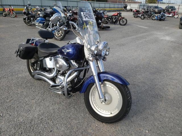 Salvage motorcycles for sale at New Orleans, LA auction: 2006 Harley-Davidson Flstfi