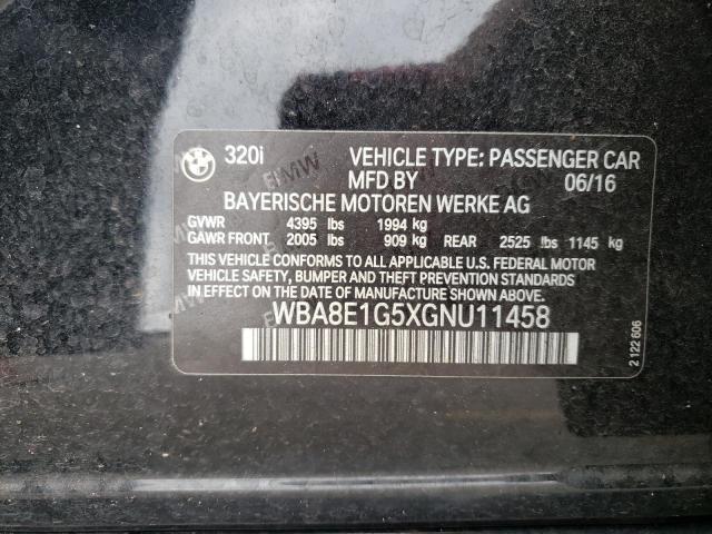 2016 BMW 320 I - WBA8E1G5XGNU11458