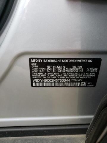 2022 BMW X2 SDRIVE2 - WBXYH9C02N5T50044