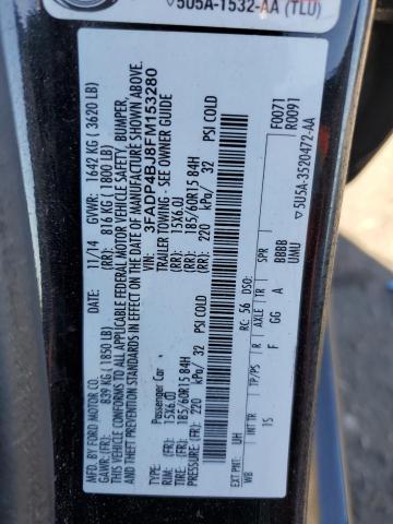 3FADP4BJ8FM153280 Ford FIESTA SE