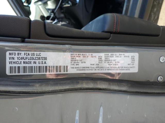 1C4RJFLG5LC387230 Jeep Grand Cherokee Trailhawk