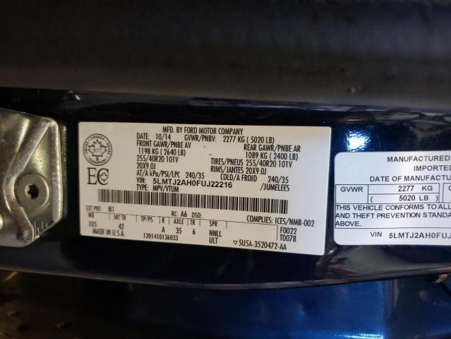 5LMTJ2AH0FUJ22216 Lincoln MKC