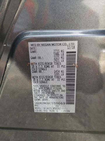 2019 NISSAN 200SX SE-R 5N1DR2MN3KC598669