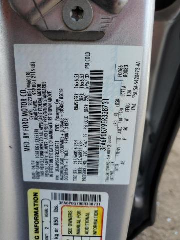 3FA6P0G79ER338731 Ford FUSION S