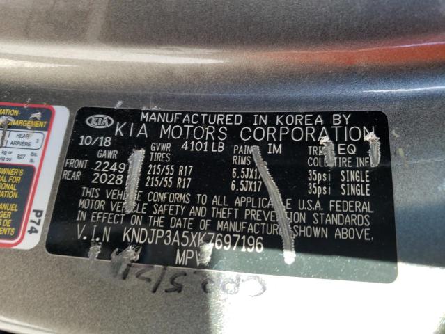 KNDJP3A5XK7697196 KIA SOUL +