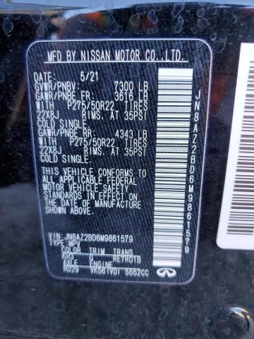 2021 INFINITI QX80 SENSO JN8AZ2BD6M9861579