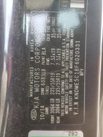 2015 KIA SEDONA SXL KNDME5C18F6020331