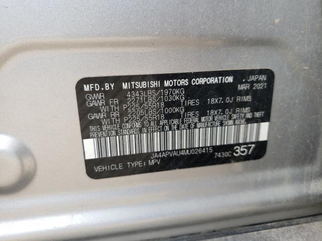 JA4APVAU4MU026415 Mitsubishi Outlander Sport Se