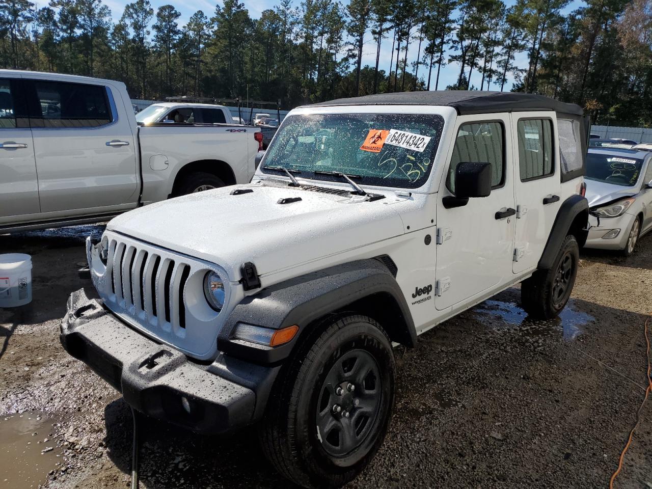 2022 Jeep Wrangler Unlimited Sport VIN: 1C4HJXDG8NW224766 Lot: 64814342