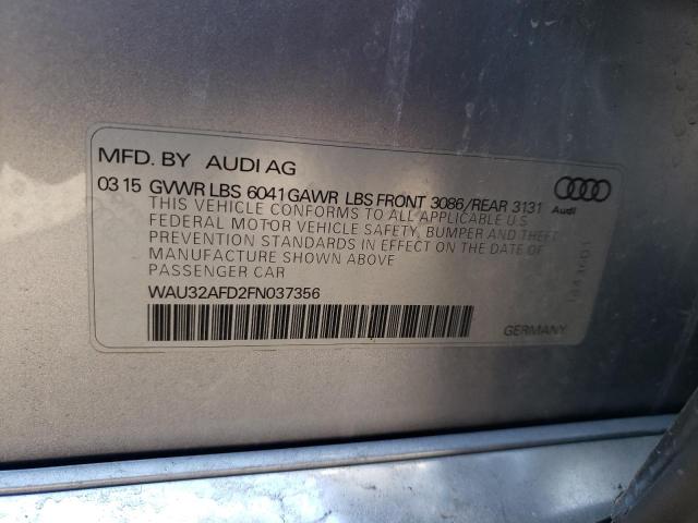 2015 AUDI A8 L QUAT WAU32AFD2FN037356