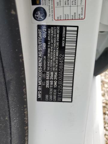 2021 MERCEDES-BENZ CLS 450 W1K2J5JBXMA088452