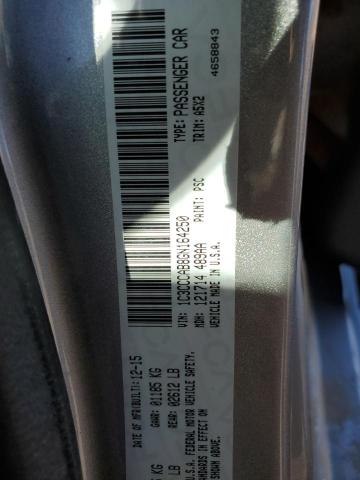 2016 CHRYSLER 200 LIMITE - 1C3CCCAB8GN164250