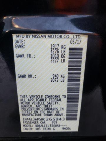 1N4AL3AP5HC265943 Nissan ALTIMA 2.5