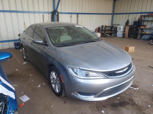 Salvage cars for sale from Copart Colorado Springs, CO: 2015 Chrysler 200 Limited