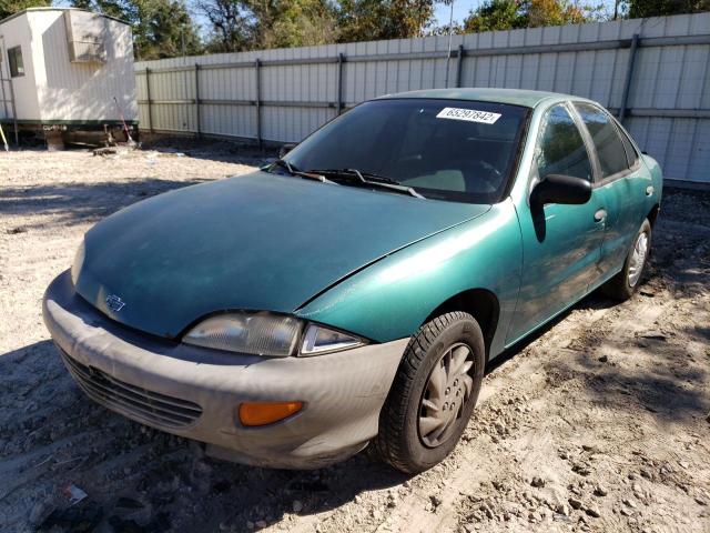VIN: 1G1JC5247W7319476 Auction: COPART Lot: 65297842 Location: FL - TALLAHASSEE VIN: 1G1JC5247W7319476 CHEVROLET CAVALIER 1998 GREEN Photo 2