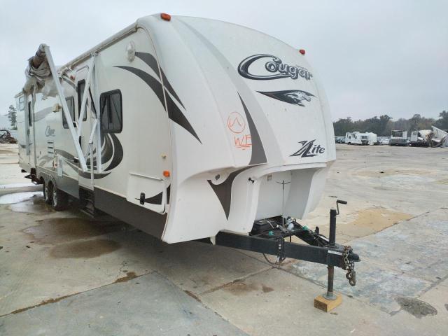 Salvage trucks for sale at Lumberton, NC auction: 2013 Cougar Trailer
