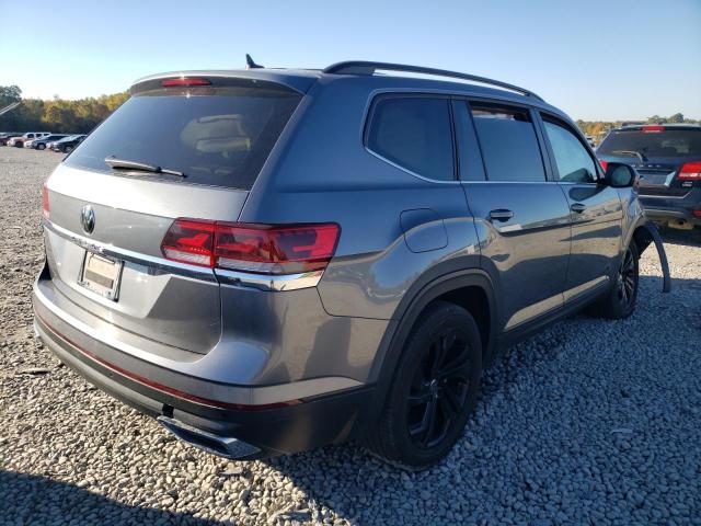 VIN: 1V2JP2CA7NC500211 Auction: COPART Lot: 64791182 Location: TN - MEMPHIS 1V2JP2CA7NC500211 VOLKSWAGEN ATLAS 2022 GRAY Photo 4