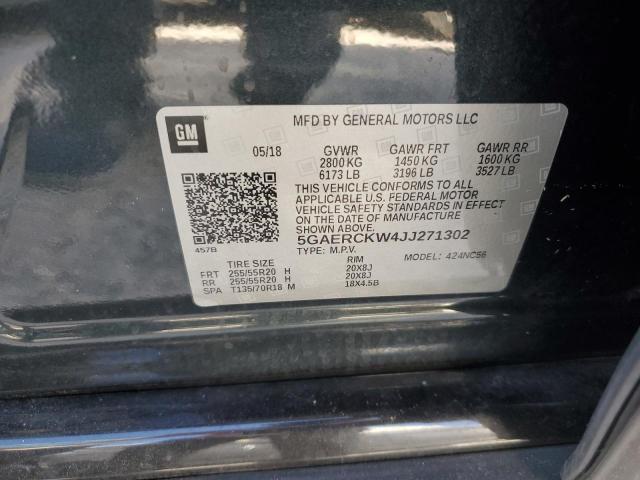 2018 BUICK ENCLAVE PR 5GAERCKW4JJ271302
