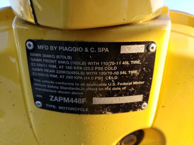 2007 VESPA LX 150 ZAPM448F875011426