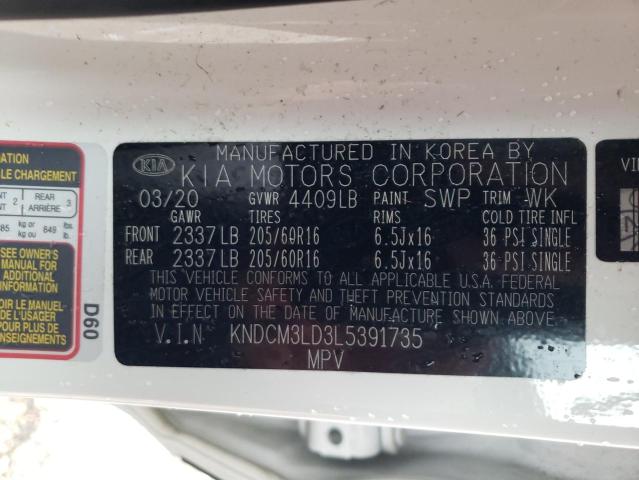 2020 KIA NIRO LXS KNDCM3LD3L5391735