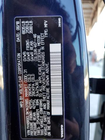 2019 VOLVO XC90 T8 IN YV4BR0CL9K1427885