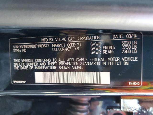 2015 VOLVO S80 PLATIN YV1902MDXF1183677