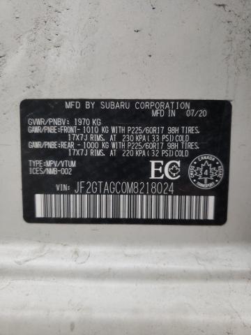 JF2GTAGC0M8218024 Subaru Crosstrek Premium