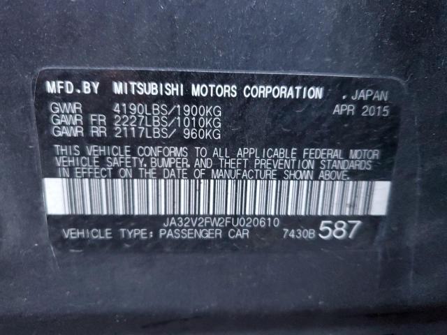 2015 MITSUBISHI LANCER SE JA32V2FW2FU020610