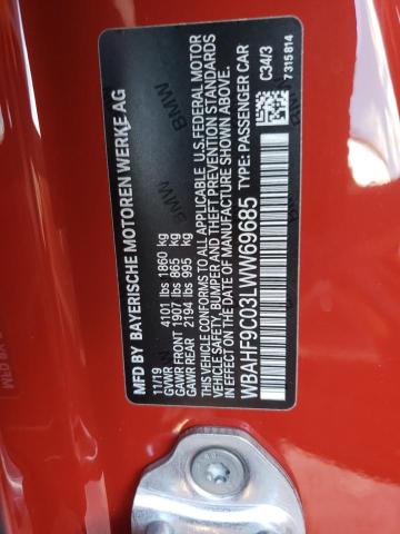 2020 BMW Z4 M40I WBAHF9C03LWW69685