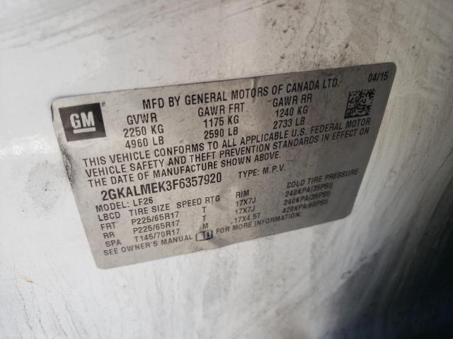2GKALMEK3F6357920 GMC Terrain Sle
