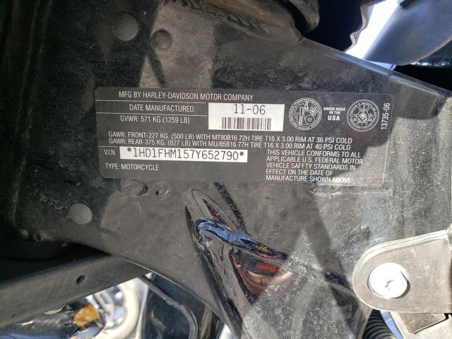2007 HARLEY-DAVIDSON FLHPI 1HD1FHM157Y652790