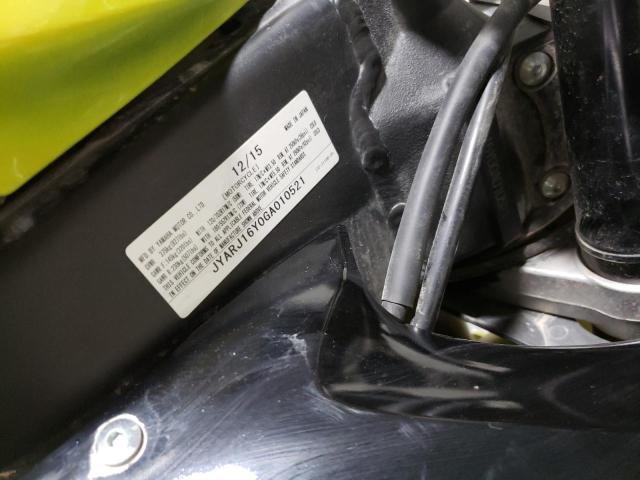 2016 YAMAHA YZFR6 C JYARJ16Y0GA010521