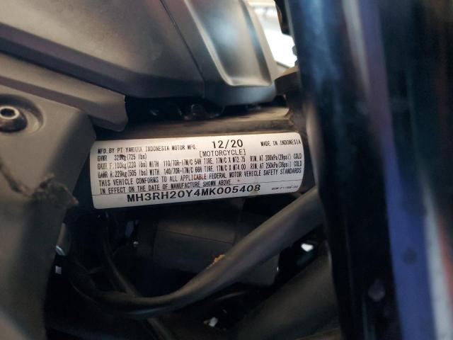 2021 YAMAHA MT-03 MH3RH20Y4MK005408