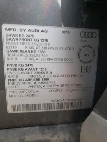 2018 AUDI Q5 PRESTIG - WA1CNAFY2J2237154
