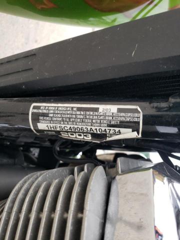 2003 HONDA VTX1800 R 1HFSC49063A104734