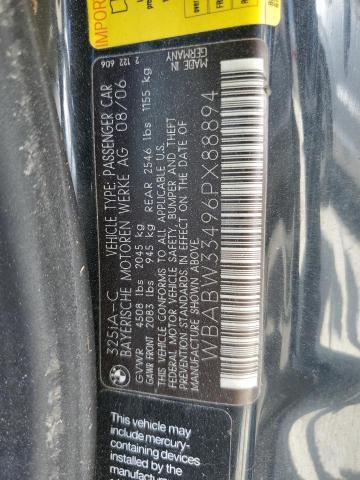 WBABW33496PX88894 BMW 325 CI