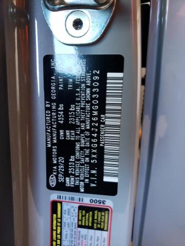 5XXG64J26MG033092 KIA K5 GT LINE
