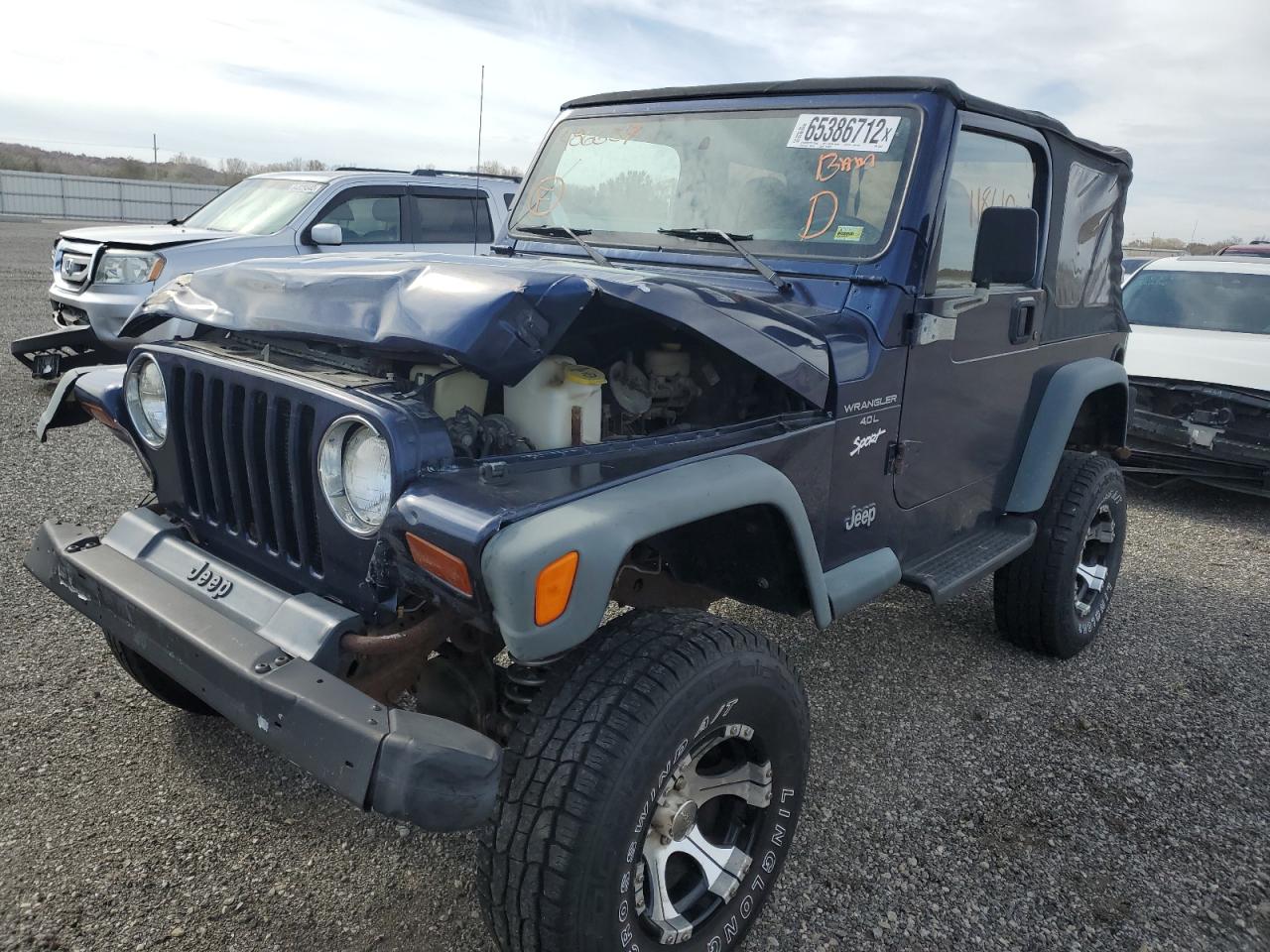 1997 Jeep Wrangler / Tj Sport VIN: 1J4FY19S0VP486637 Lot: 72171814