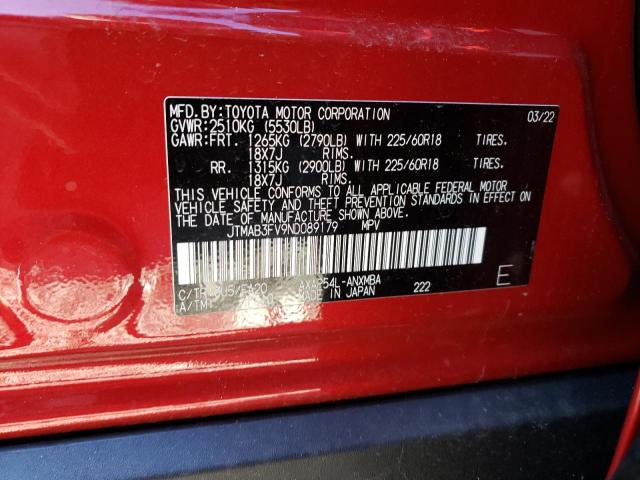 2022 TOYOTA RAV4 PRIME - JTMAB3FV9ND089179