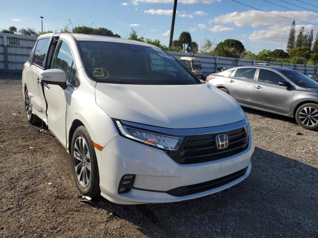 Vehiculos salvage en venta de Copart Miami, FL: 2021 Honda Odyssey EX
