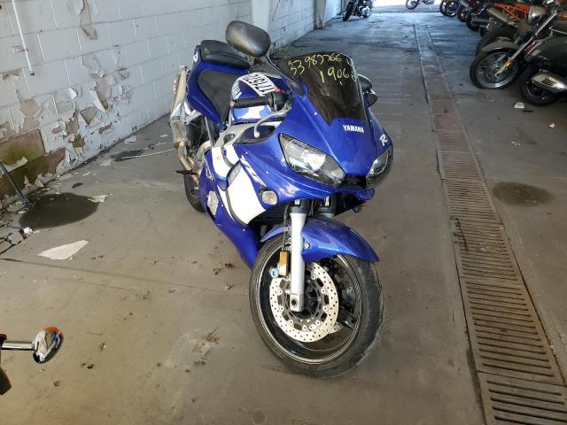Salvage cars for sale from Copart Marlboro, NY: 2002 Yamaha YZFR6 L