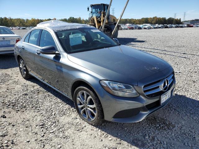 Salvage cars for sale at Memphis, TN auction: 2017 Mercedes-Benz C 300 4matic