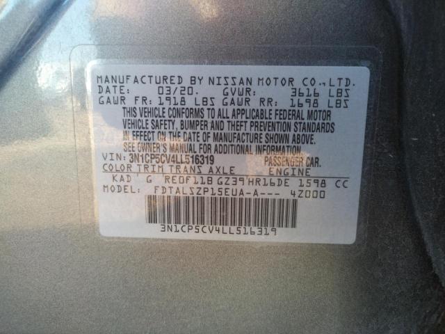 2020 NISSAN KICKS SV - 3N1CP5CV4LL516319